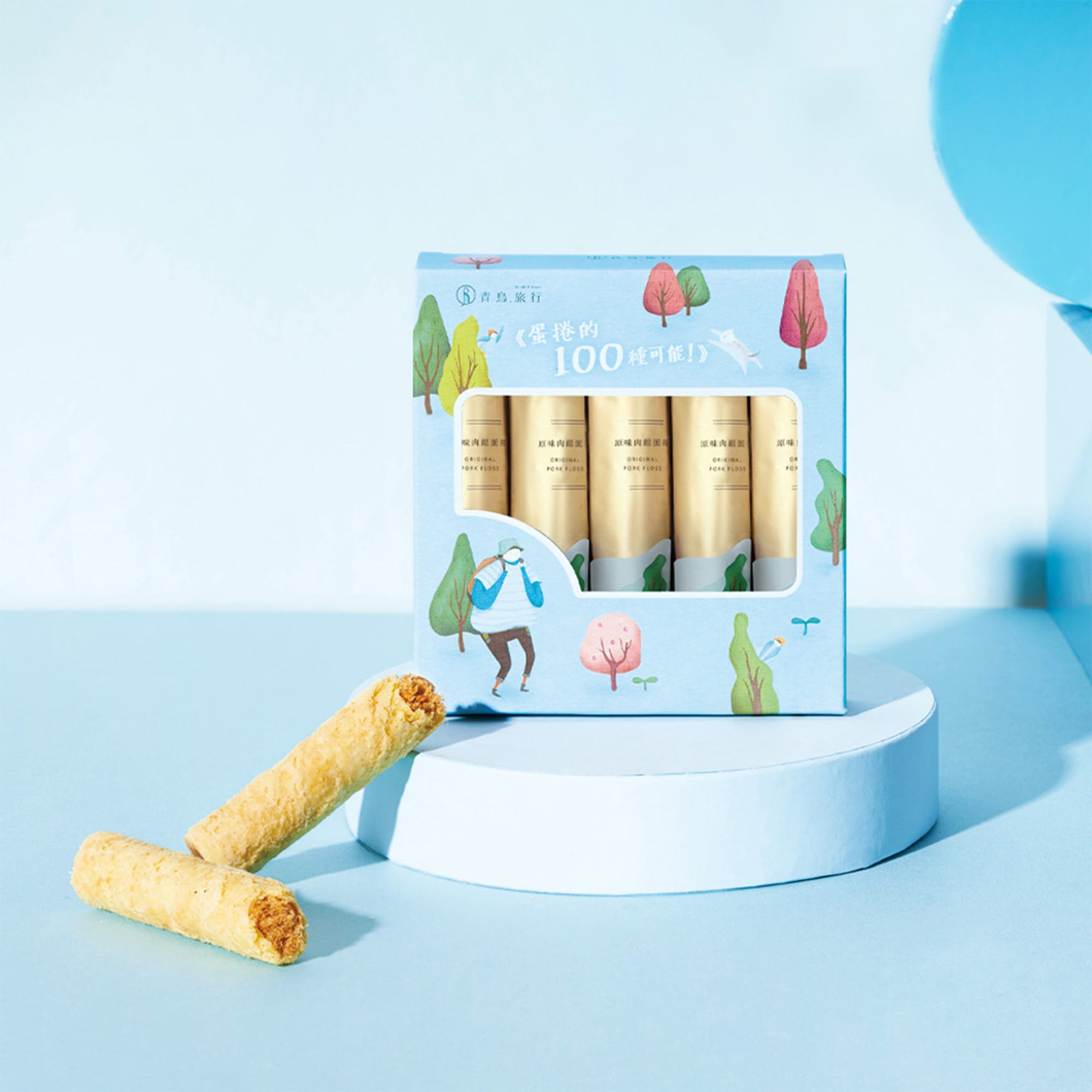 【青鳥旅行】原味肉鬆蛋捲