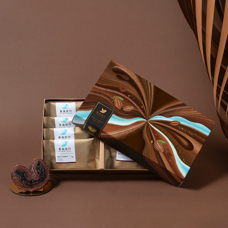 【青鳥旅行】濃醇可可蝴蝶酥