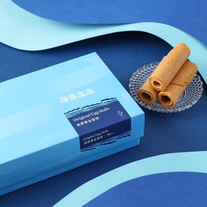 【海邊走走】激厚黃金蛋捲（5倍的厚實）